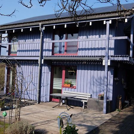 Appartamento Blaues Haus - Une Maison Bleue Hetzerath Esterno foto